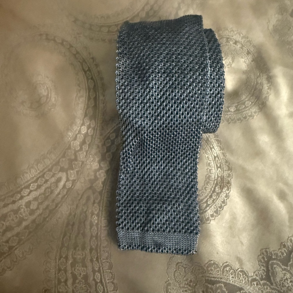 Nordstrom Mens Silk Skinny Grey Tie